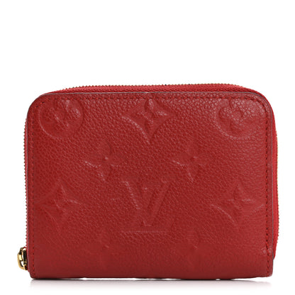 Louis Vuitton Empreinte Zippy Coin Purse Cherry 1 of 9