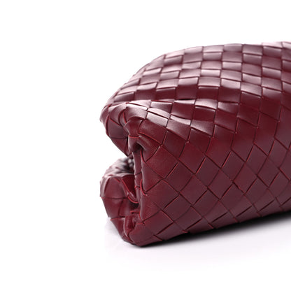 Bottega Veneta Nappa Maxi Intrecciato The Pouch Oversized Clutch Bordeaux 8 of 9