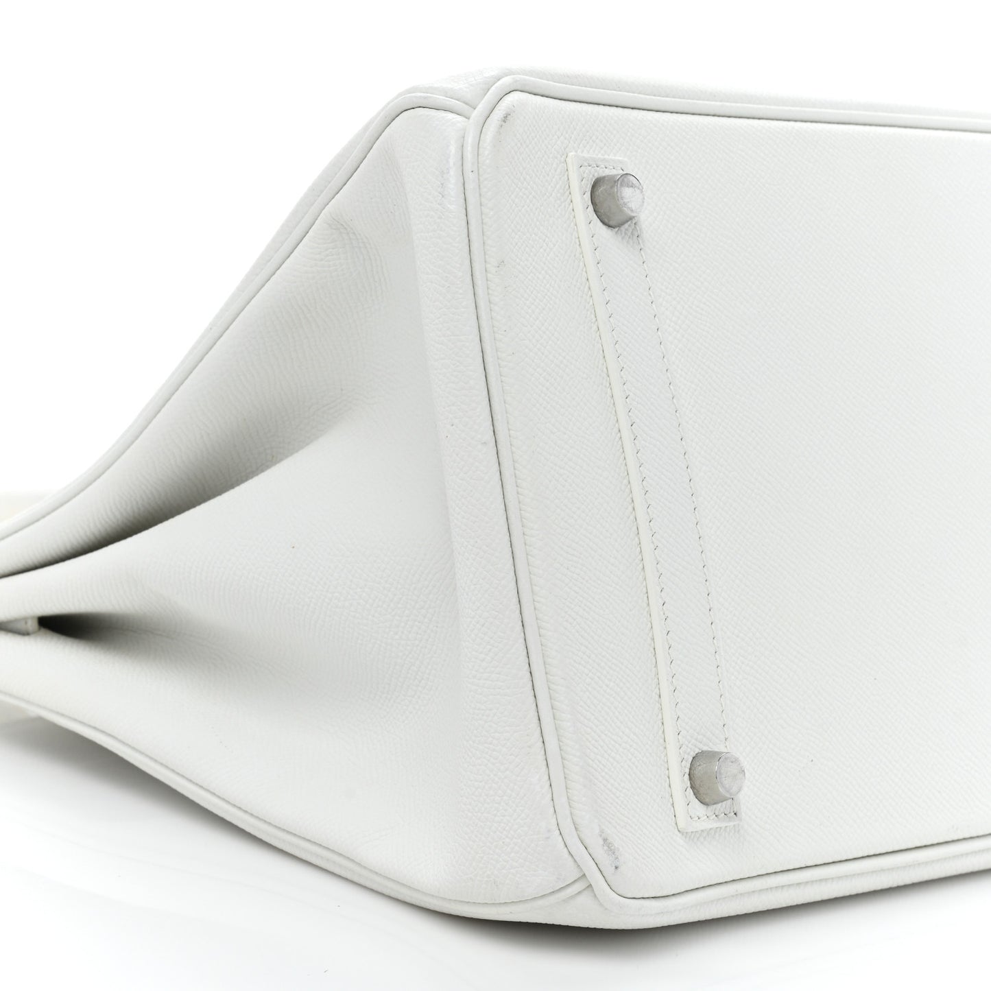 Epsom Birkin 35 White