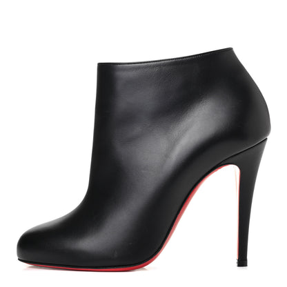 Christian Louboutin Calfskin Belle 100 Ankle Boots 39 Black 1 of 4