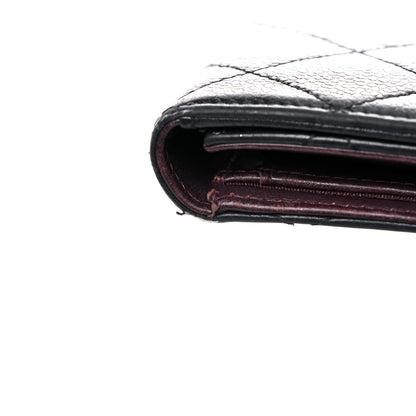 Chanel Caviar Quilted Large Flap Wallet Black 16 of 36