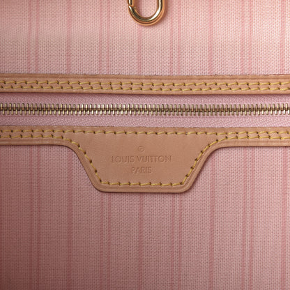 Louis Vuitton Damier Azur Delightful MM Rose Ballerine 8 of 10