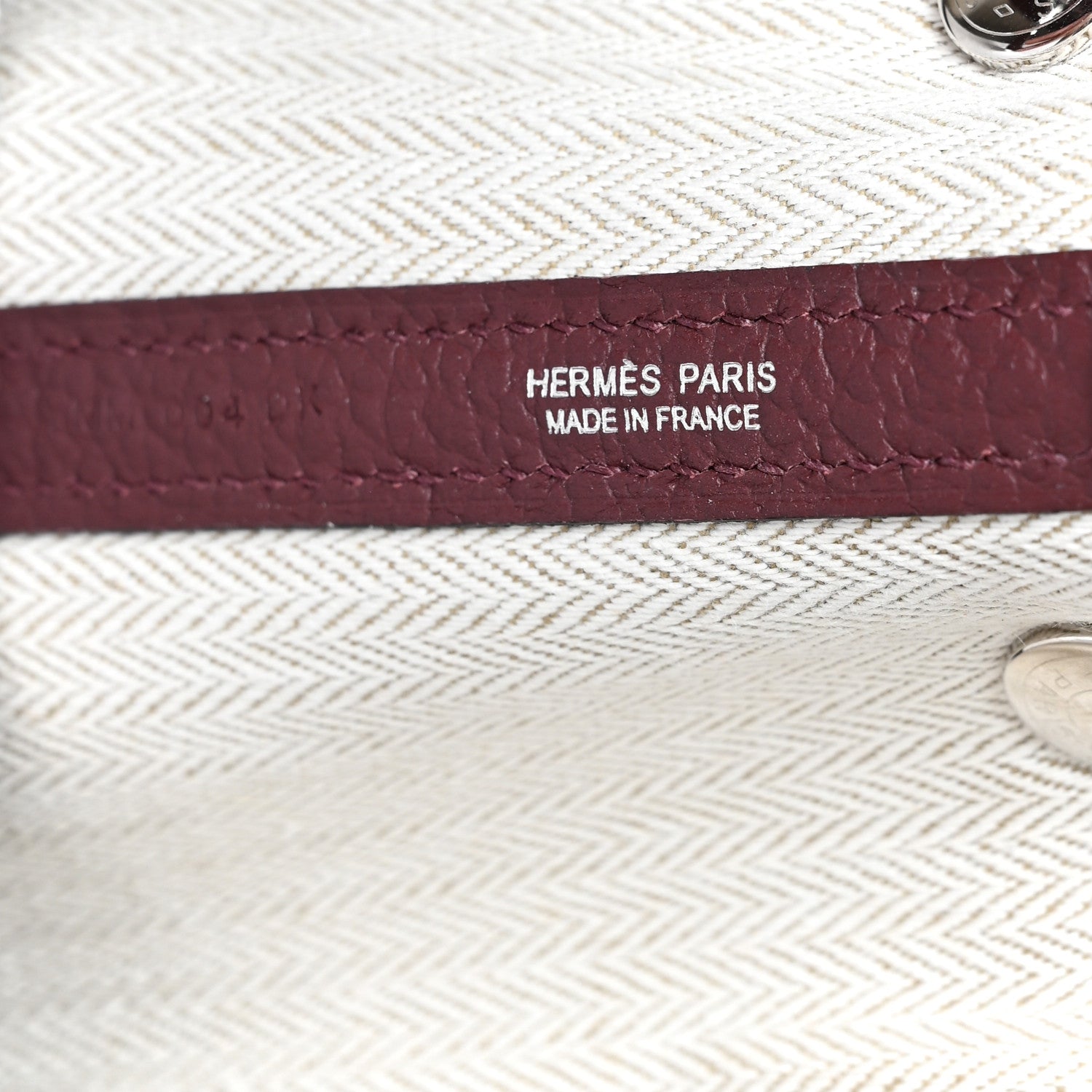Hermes Vache Country Garden Party 30 TPM Bordeaux 5 of 8