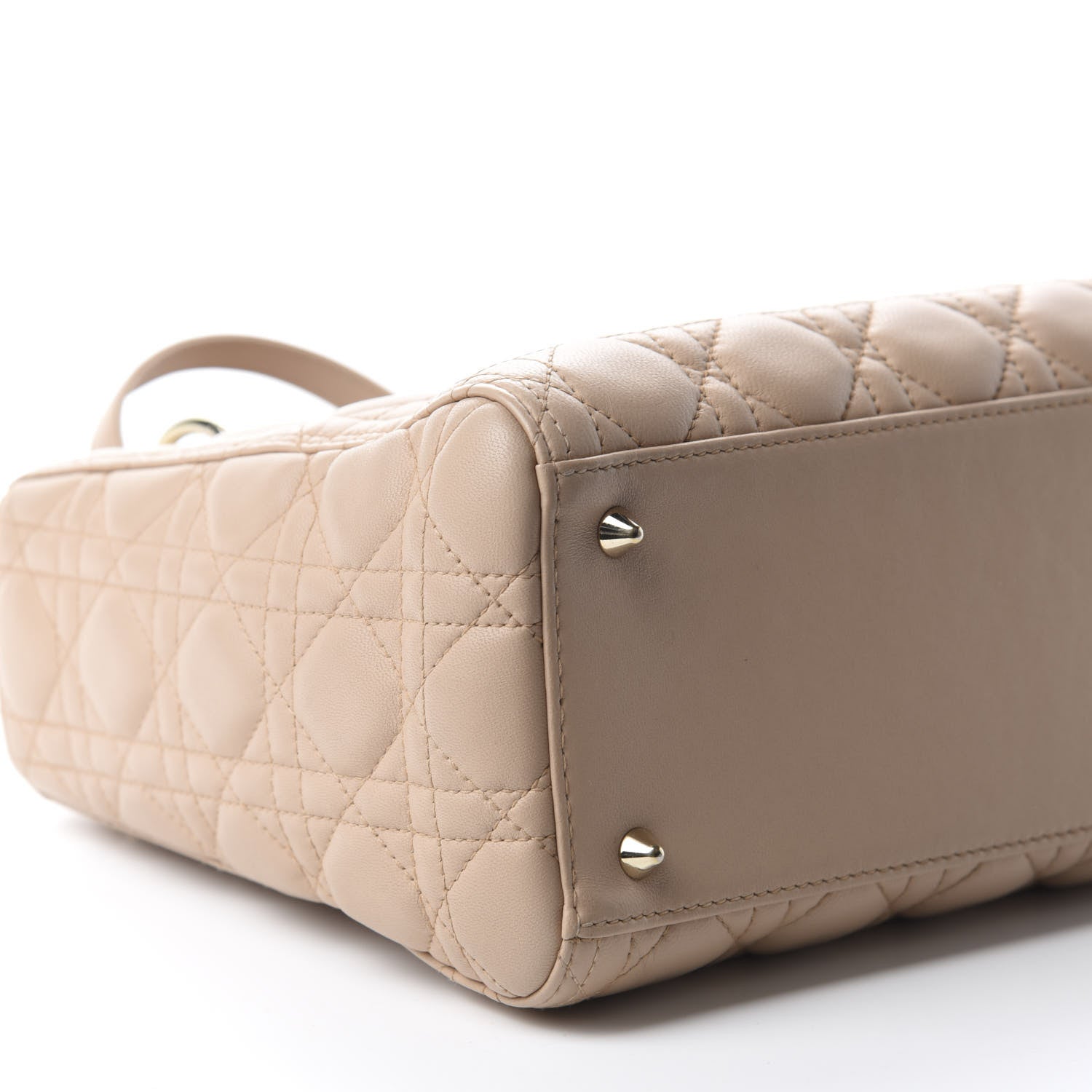 Christian Dior Lambskin Cannage Medium Lady Dior Light Pink 6 of 10