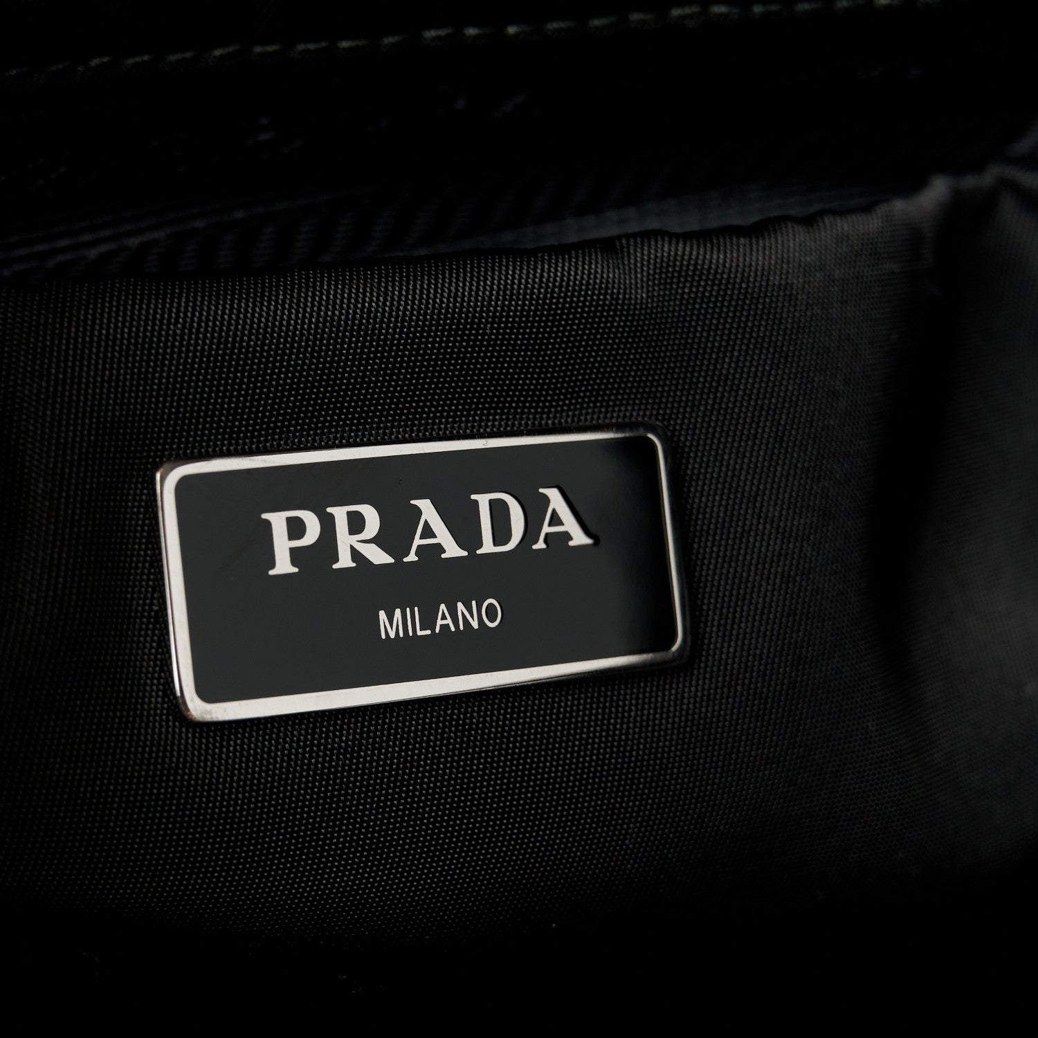 Prada Re-Nylon Nappa Triangle Quilted Padded Small Double Handled Zip Tote Black 6 of 11