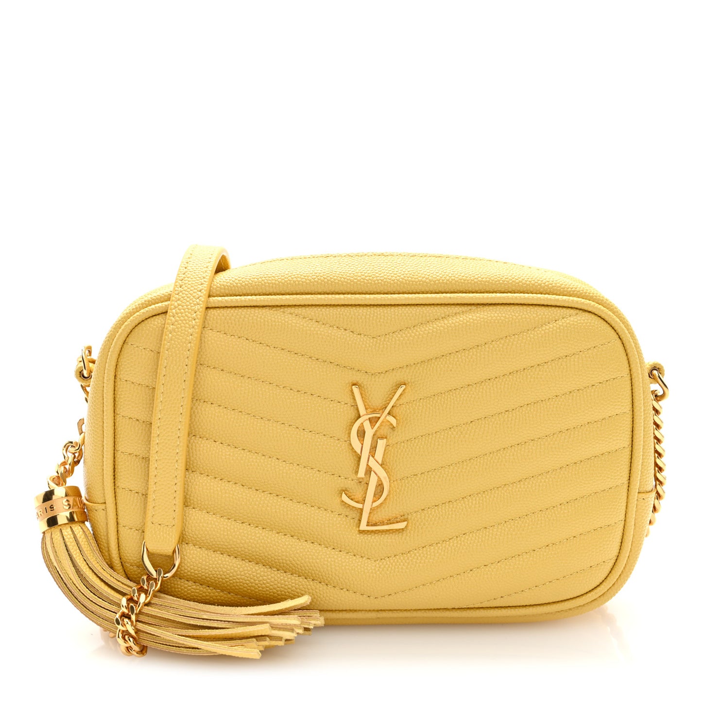 Grain De Poudre Matelasse Monogram Mini Lou Camera Bag Light Chartreuse