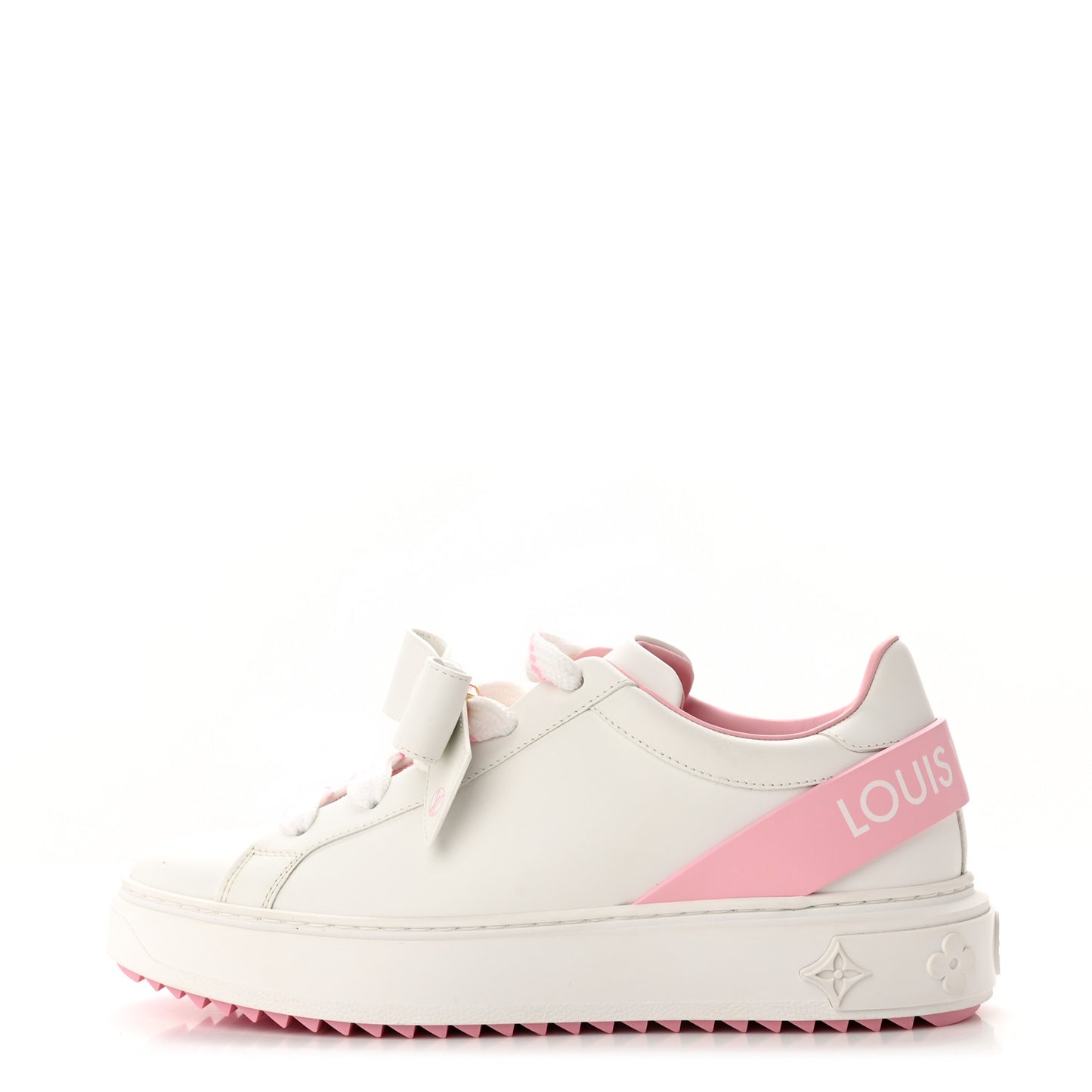 Time Out Bow Sneakers 37.5 White Pink