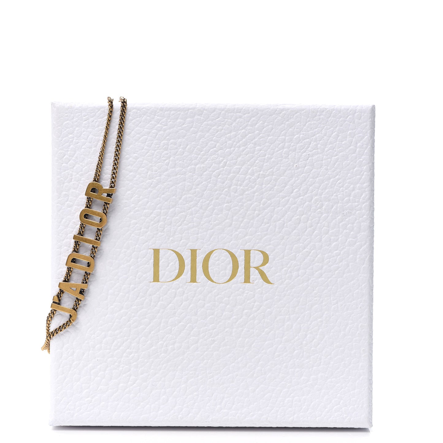 Metal J'Adior Choker Necklace Aged Gold