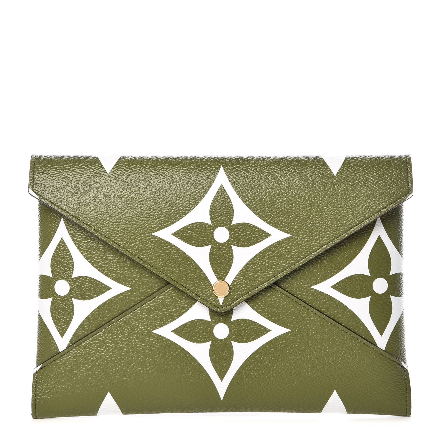 Louis Vuitton Monogram Giant Large Kirigami Pochette Kaki 1 of 7
