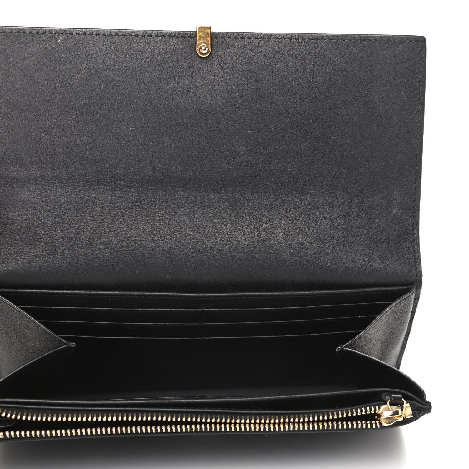 Saint Laurent Calfskin Classic Y Ligne Wallet Black 5 of 6