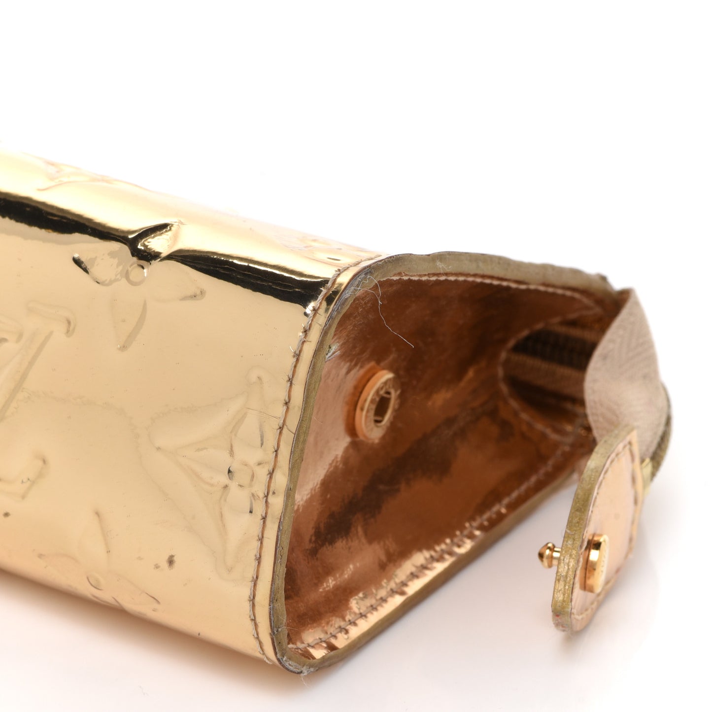 Monogram Mirior Trousse Cosmetic Pouch Gold