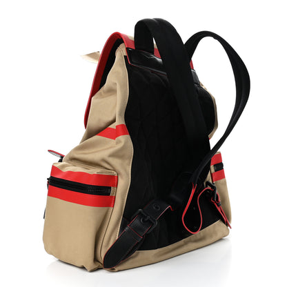Burberry X KRIS WU Canvas Embroidered XL Rucksack Backpack Honey 3 of 9