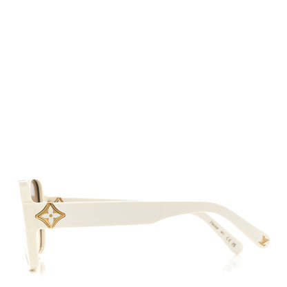 Louis Vuitton My LV Flower Square Sunglasses Z1613W White 3 of 7