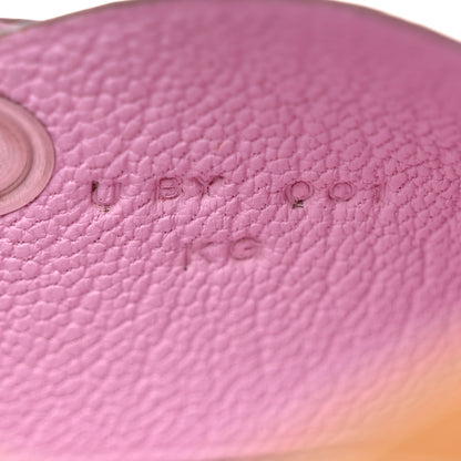 Hermes Chevre Mysore Verso Calvi Card Case Caramel Rose Sakura 7 of 8