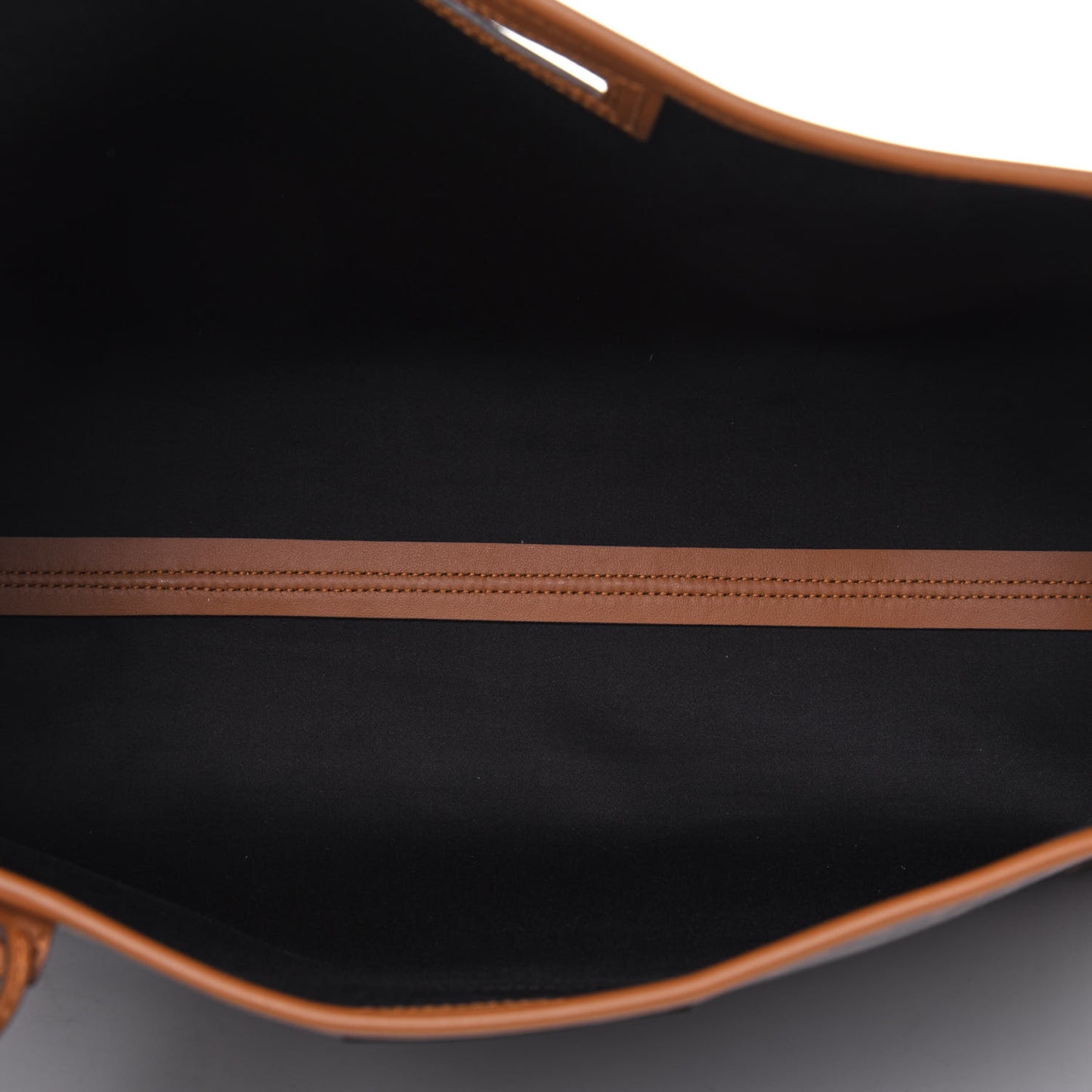 Glazed Fabric Vitello Century FF 1974 Stamp Patch Medium Peekaboo Defender Cover Mogano Panna Caramello