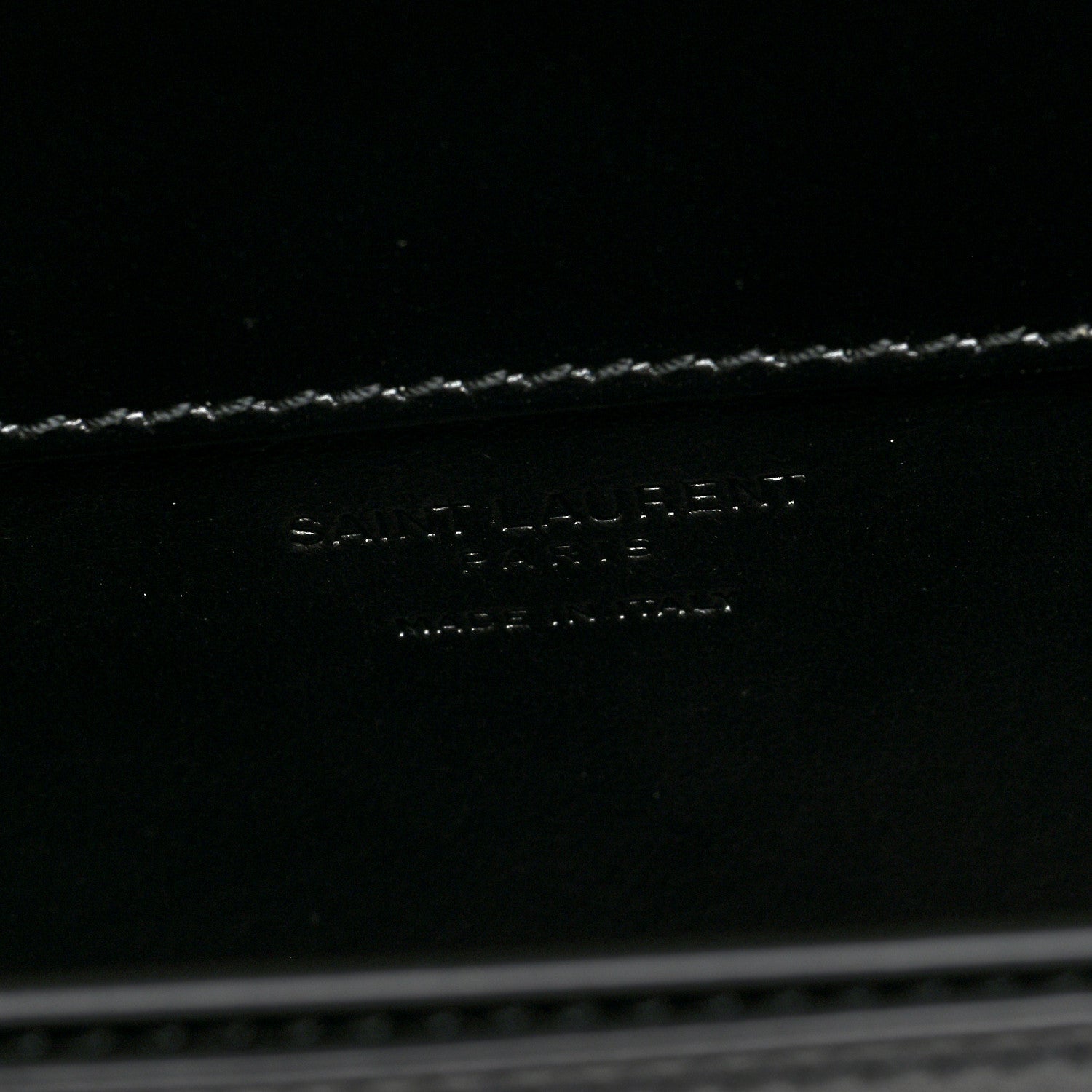 Saint Laurent Box Calfskin Voltaire Top Handle Crossbody Bag Black 6 of 9
