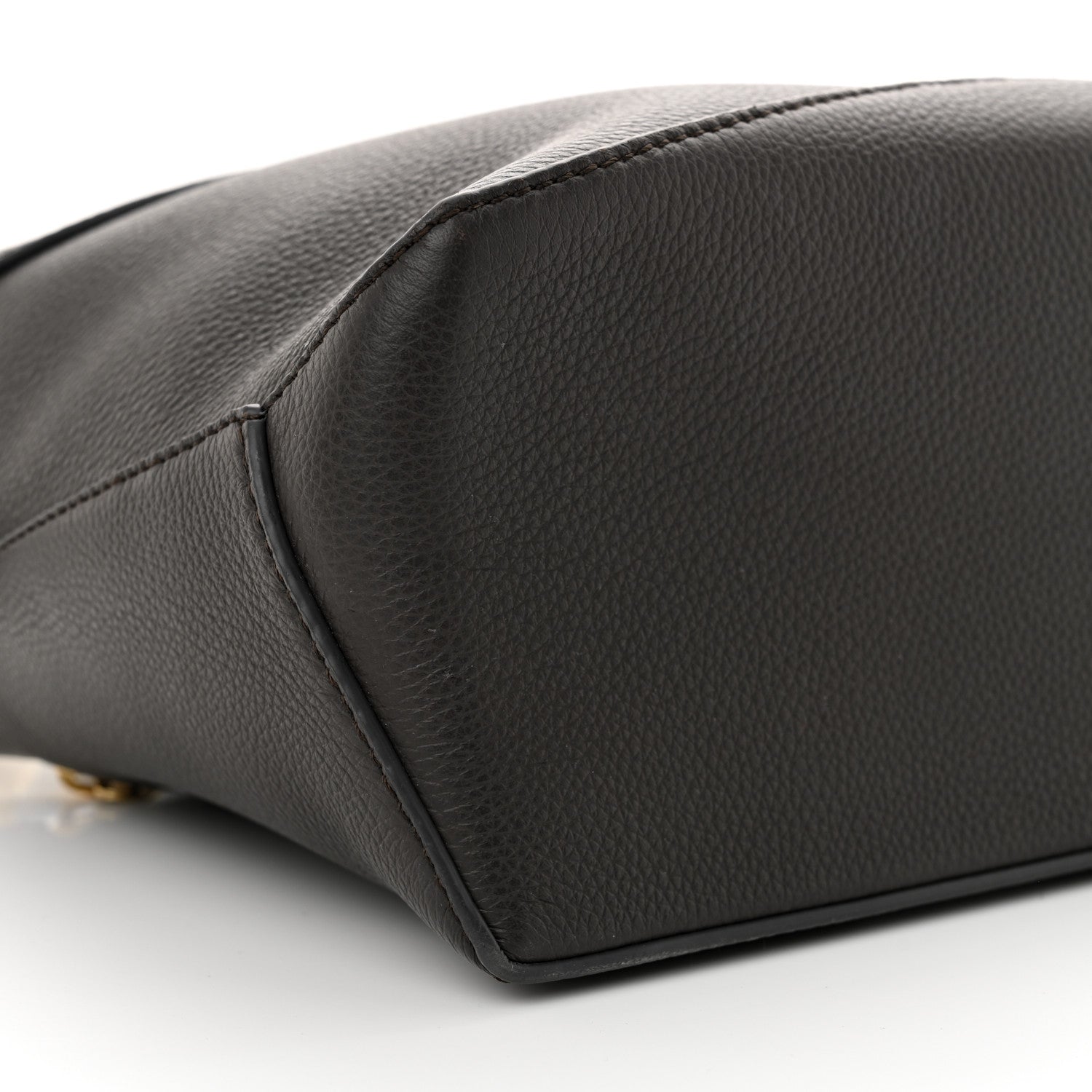 Loewe Soft Grained Calfskin Small Puzzle Edge Bag Dark Grey 9 of 11