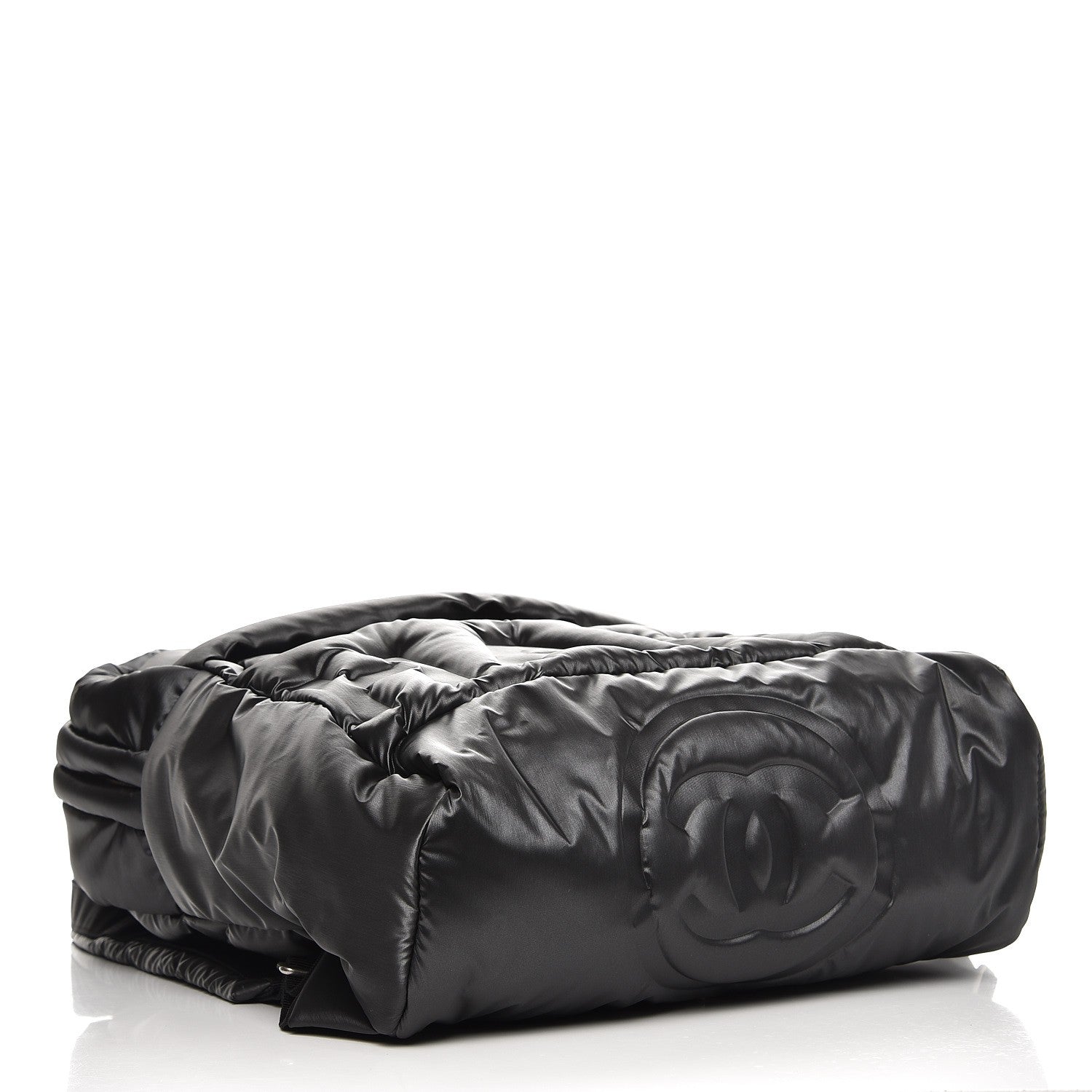 Chanel Nylon Embossed Doudoune Backpack Black 4 of 8