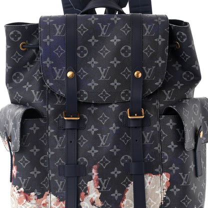 Louis Vuitton Monogram Bleach Christopher MM Ink Blue 7 of 10