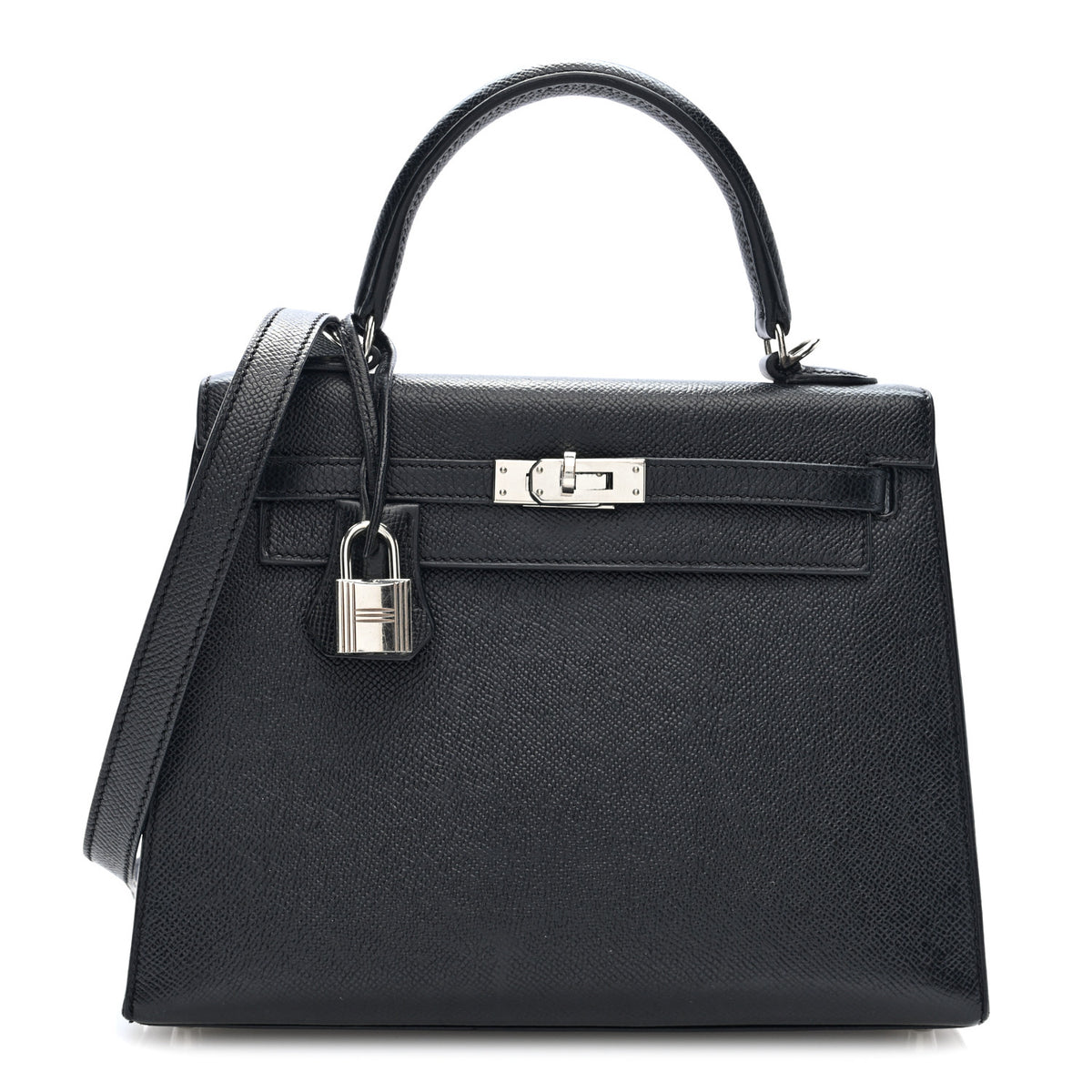Hermes Epsom Kelly Sellier 25 Black 1 of 10