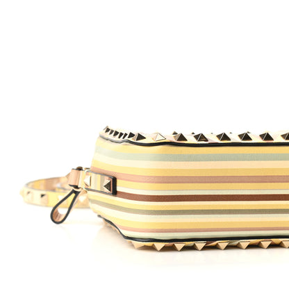 Valentino Garavani Vitello Native Couture 1975 Rockstud Camera Crossbody Bag Green Multicolor 6 of 7
