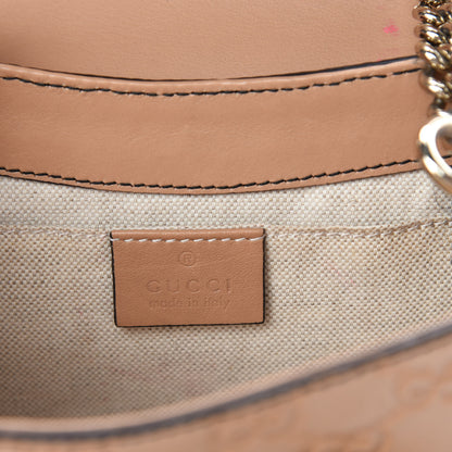 Gucci Guccissima Mini Emily Chain Shoulder Bag Camelia 12 of 14