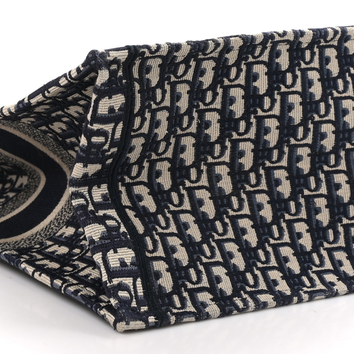 Oblique Large Book Tote Blue Multicolor