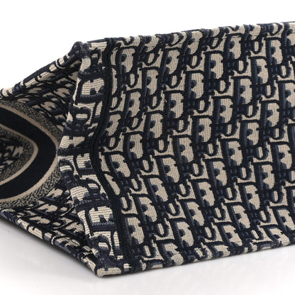 Christian Dior Oblique Large Book Tote Blue Multicolor 9 of 12