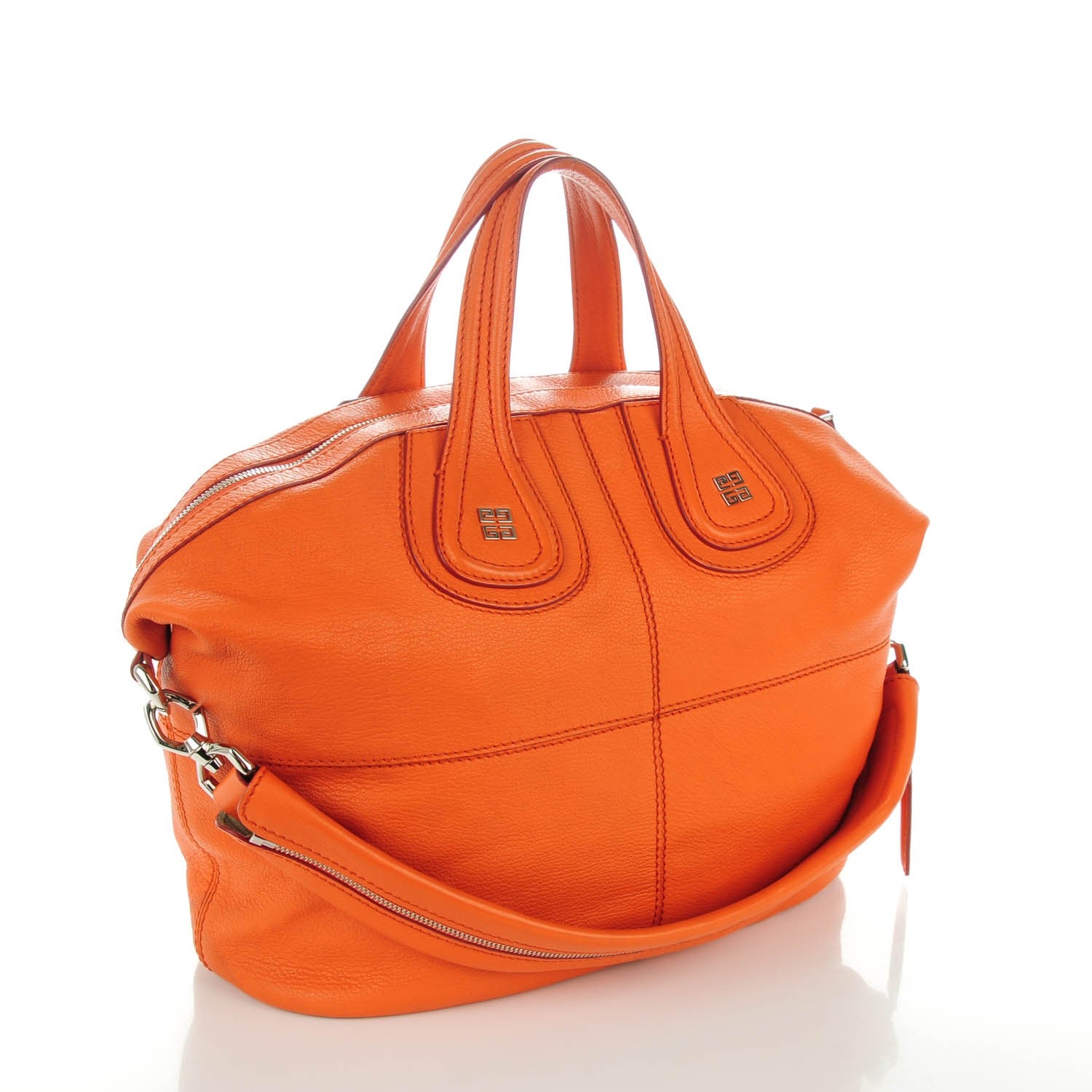 Givenchy Sugar Goatskin Medium Nightingale Orange 3 of 8