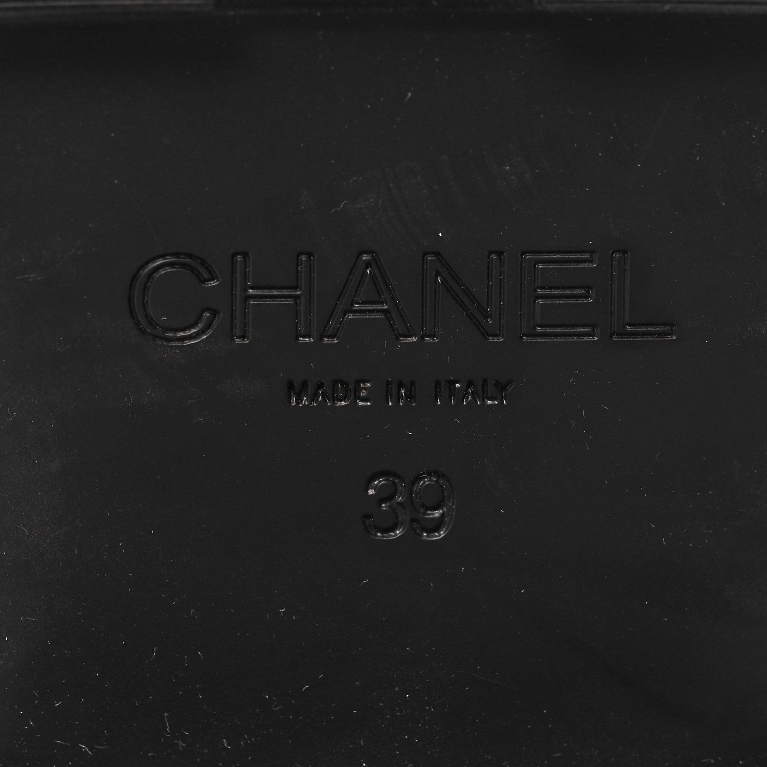 Chanel Calfskin Metal CC Loafers 39 Black 8 of 10