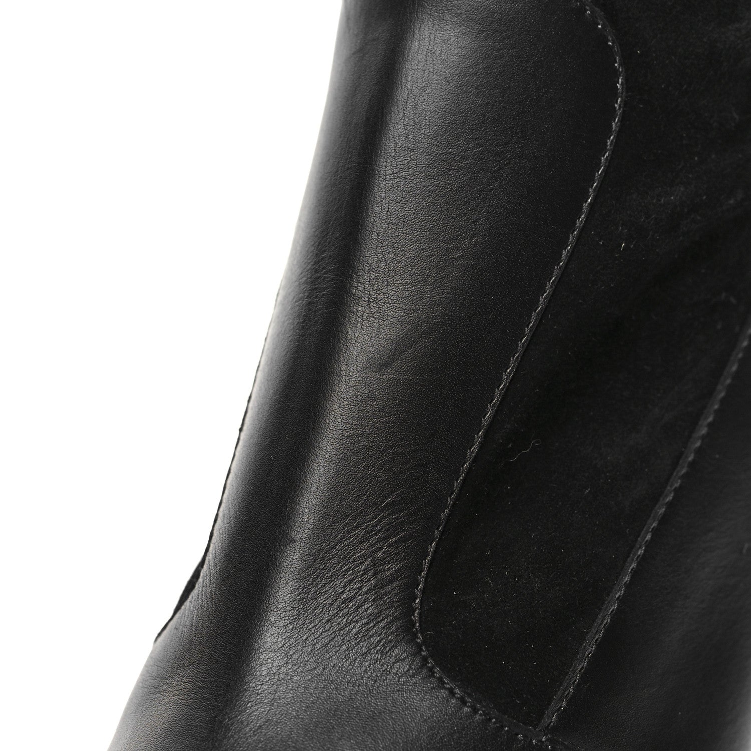 Louis Vuitton Suede Calfskin Monogram Podium Platform Thigh Boots 36 Black 8 of 9