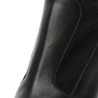 Louis Vuitton Suede Calfskin Monogram Podium Platform Thigh Boots 36 Black 8 of 9