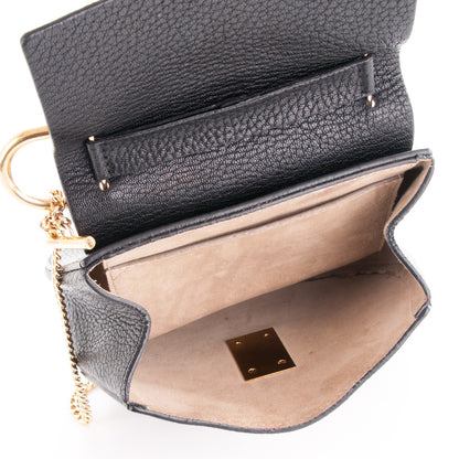 Chloe Grained Lambskin Mini Drew Shoulder Bag Black 5 of 7