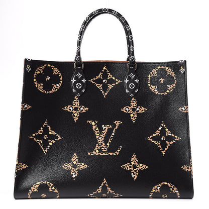 Louis Vuitton Monogram Giant Jungle Onthego GM Black 1 of 10