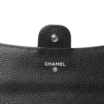 Chanel Caviar Quilted Large Flap Wallet Black 6 of 10