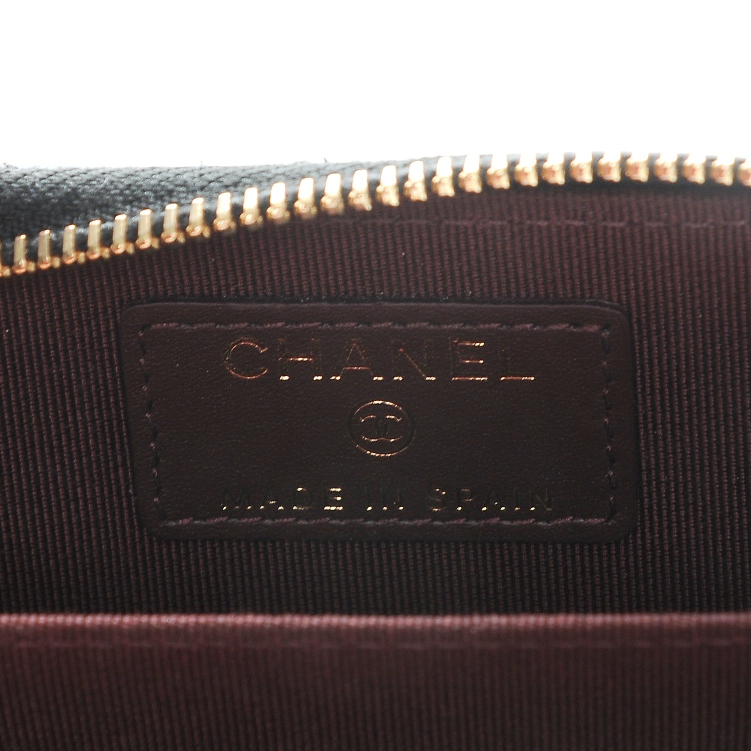 Chanel Caviar Quilted Zip Coin Purse Black 6 of 8