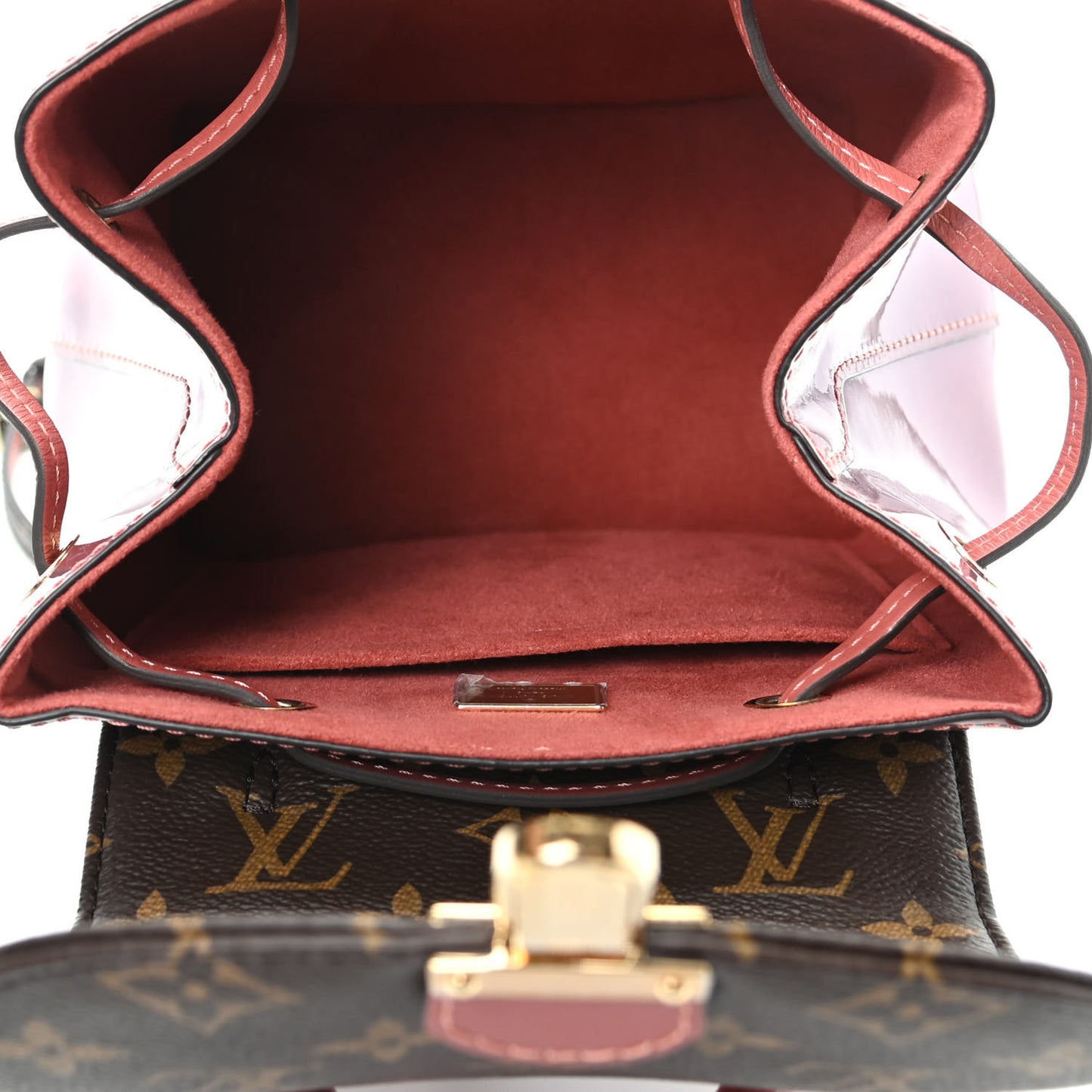 Patent Monogram Hot Springs Backpack Vieux Rose
