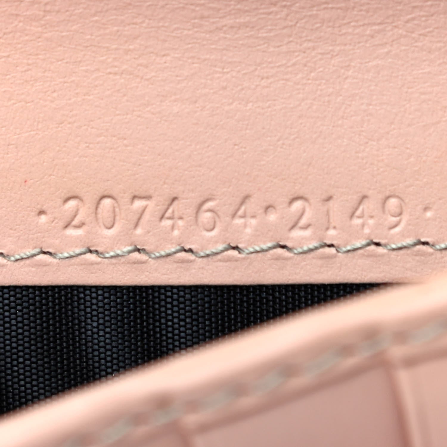 Gucci Monogram Joy Zip Around Organizer Wallet Pink 7 of 8