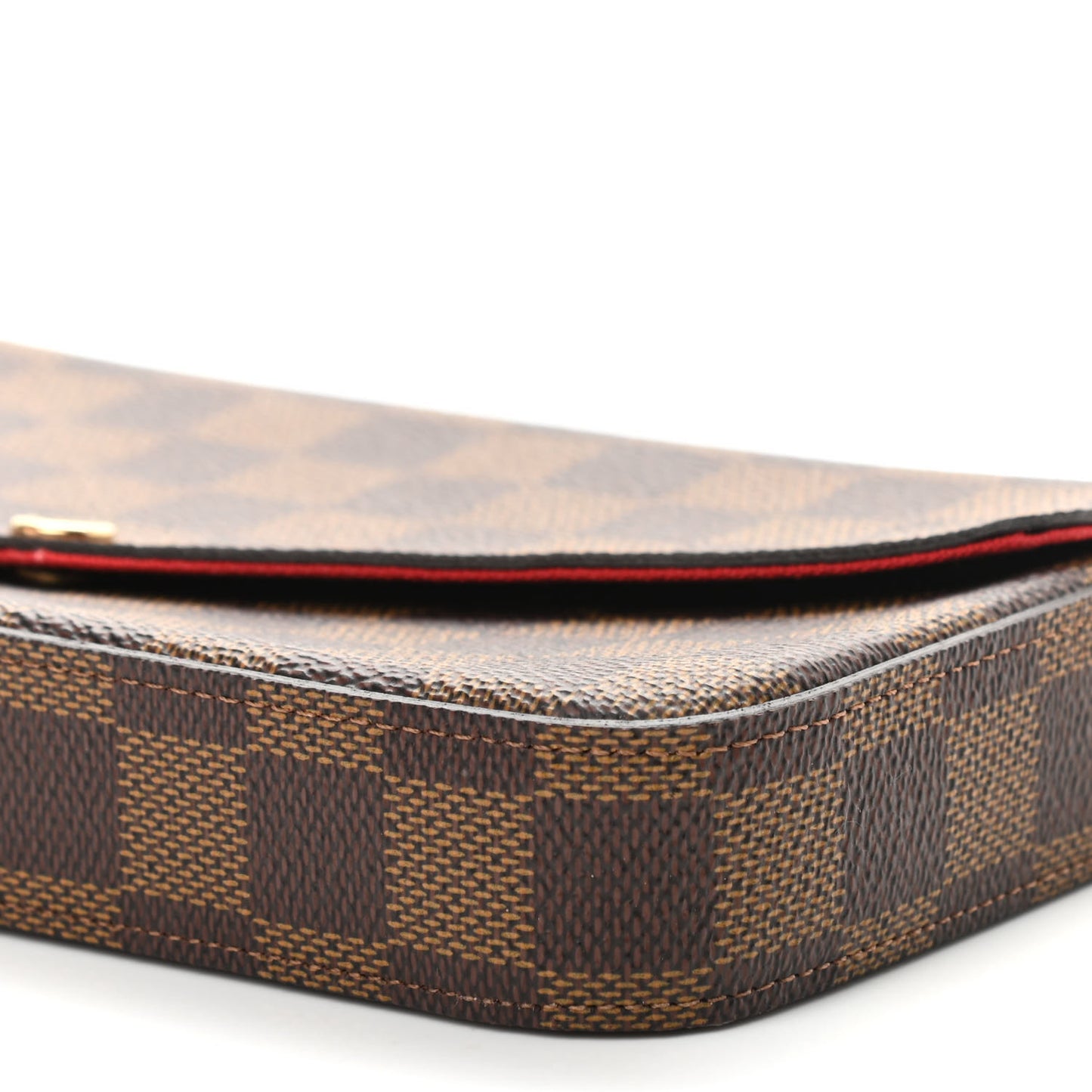 Damier Ebene Pochette Felicie Chain Wallet