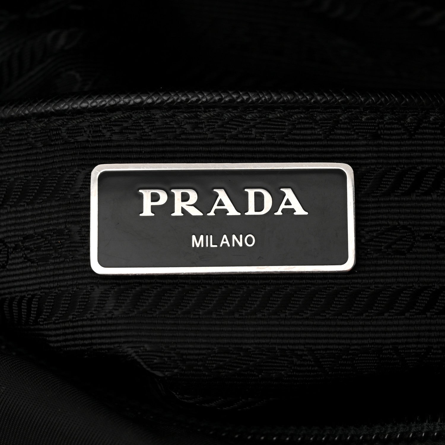 Prada Tessuto Nylon Saffiano Small Vela Messenger Black 6 of 14