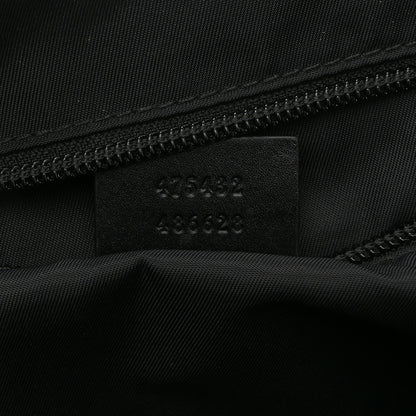Gucci GG Supreme Monogram Web Flap Messenger Bag Black 7 of 11