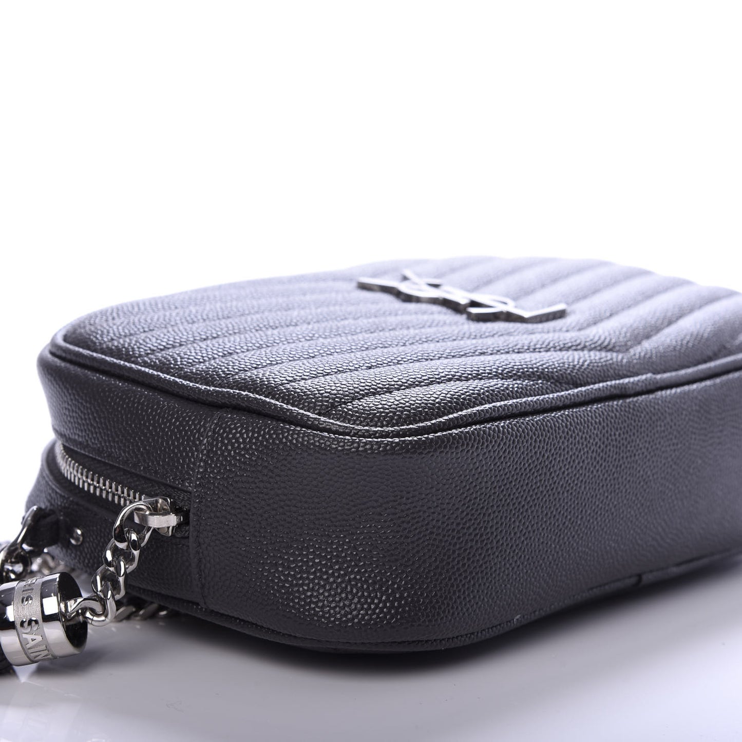 Grain De Poudre Matelasse Monogram Mini Lou Camera Bag Dark Smog