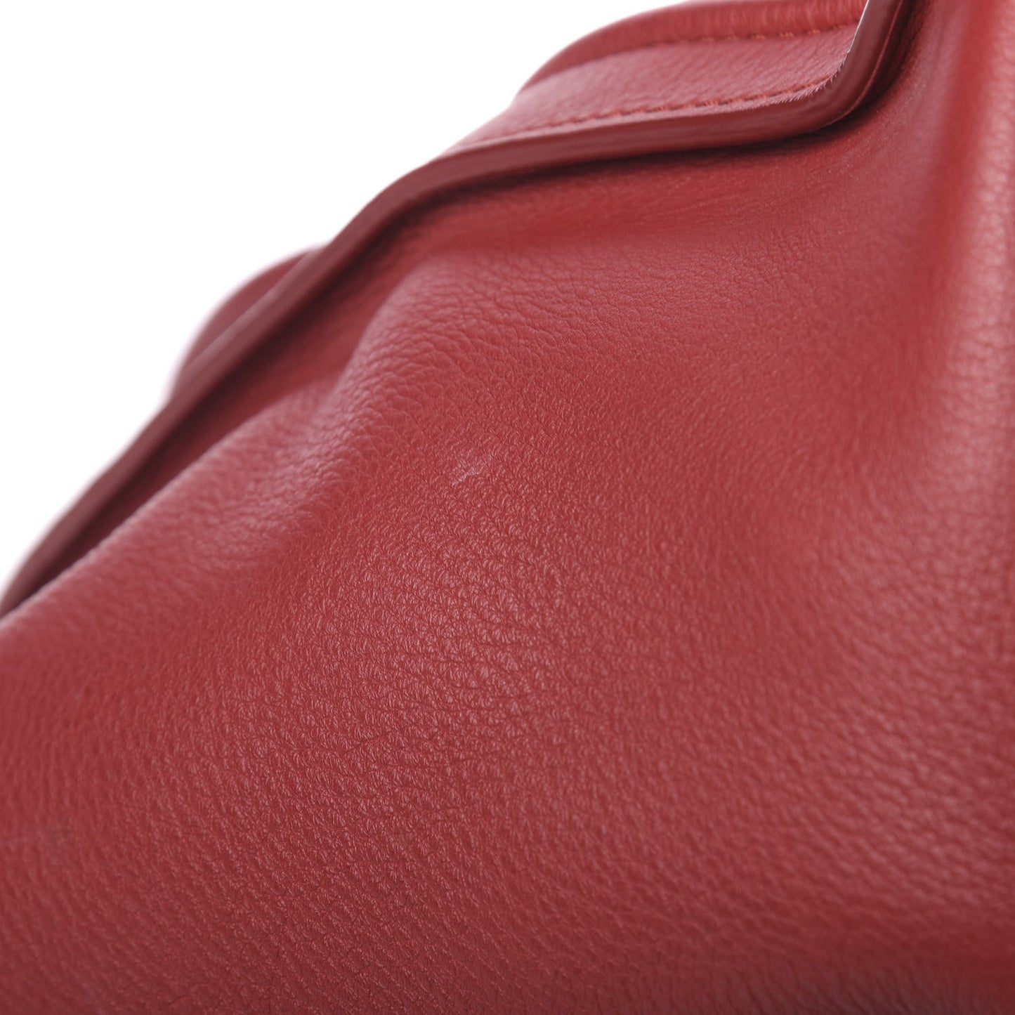 Supple Calfskin Medium Phantom Luggage Red