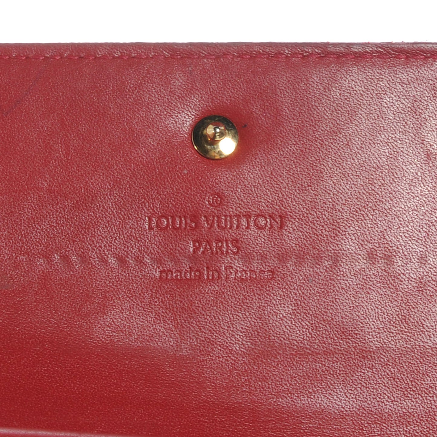 Vernis Porte Tresor International Wallet Pomme D'Amour