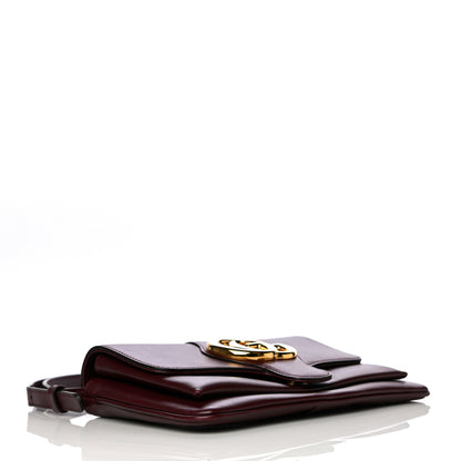 Gucci Vitello Palmellato Lux Small Arli Flap Shoulder Bag Vintage Bordeaux 4 of 15