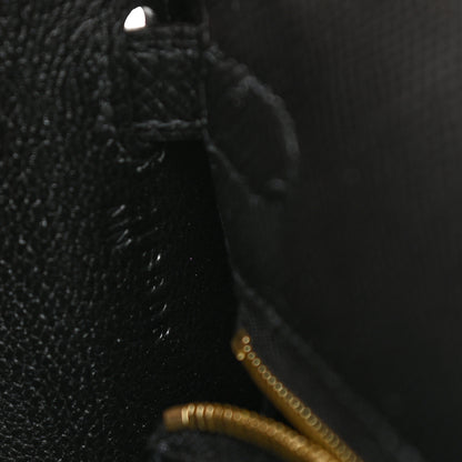 Hermes Epsom Kelly Sellier 25 Black 6 of 10