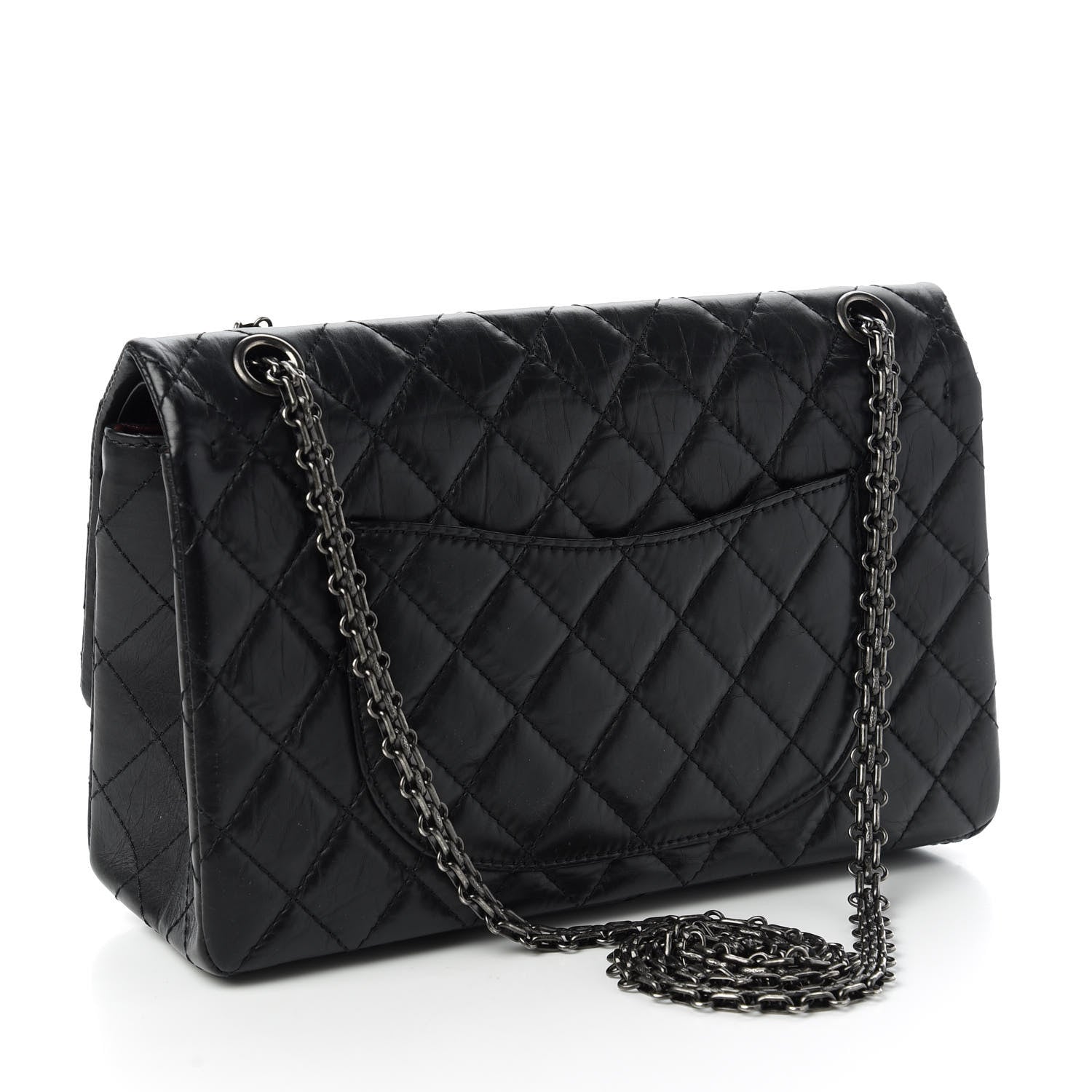 Chanel Aged Calfskin Quilted 2.55 Reissue 226 Flap Black 3 of 13