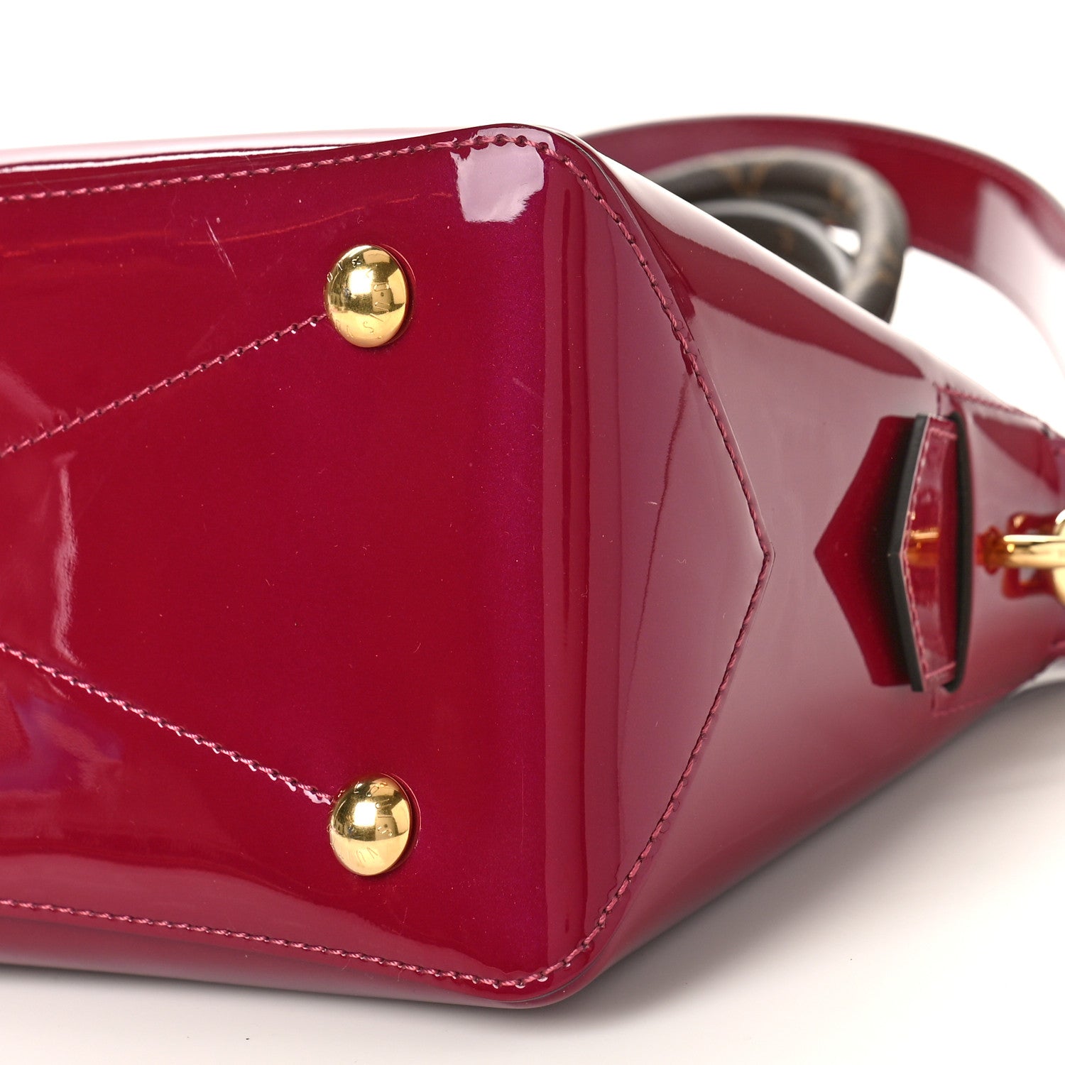 Louis Vuitton Patent Calfskin Miroir Tote Magenta 8 of 8
