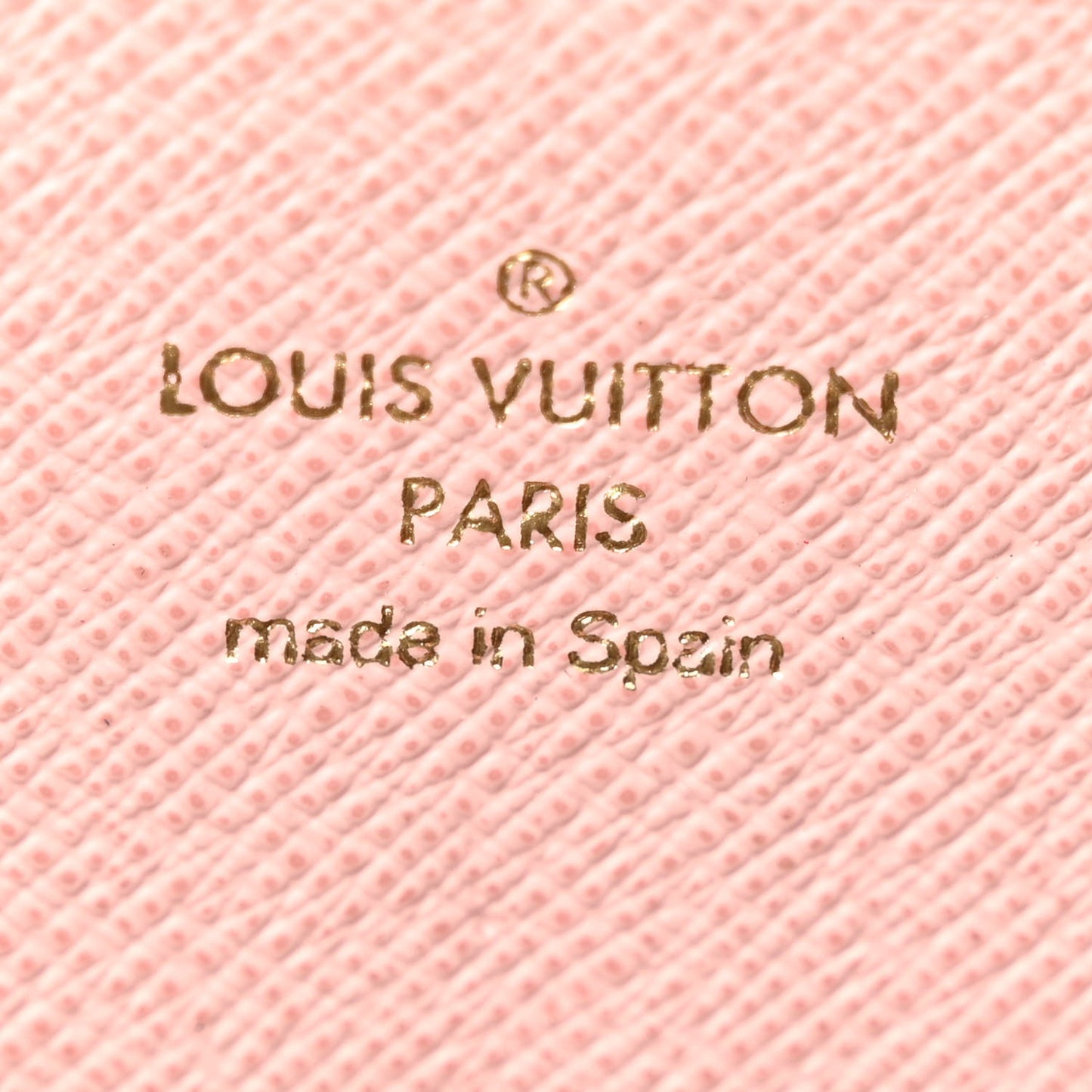 Monogram Clemence Wallet Rose Ballerine