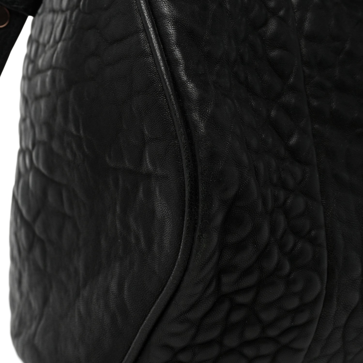 Alexander Wang Pebbled Lambskin Rockie Black Rose Gold Hardware 15 of 16